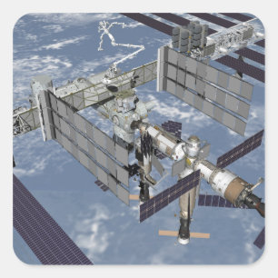 Adesivo Quadrado Vista gerada por computador 7