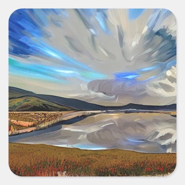 ADESIVO QUADRADO VISTA LAKE (Frente)