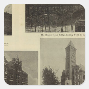 Adesivo Quadrado Vistas, a prosperidade de Spokane