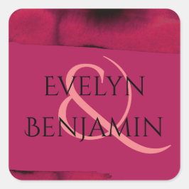 Adesivo Quadrado Viva Magenta Modern