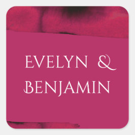 Adesivo Quadrado Viva Magenta Modern