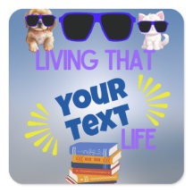 Vivendo Essa [Grau] Vida" Design personalizável