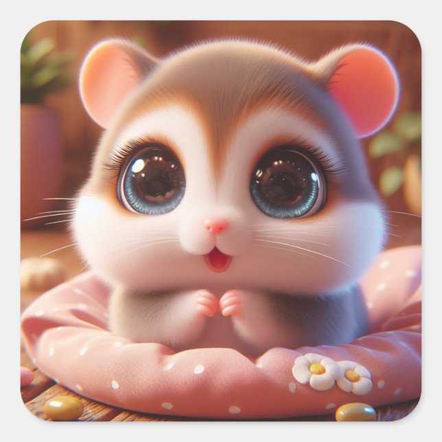 Adesivo Quadrado Vivi (Frente)