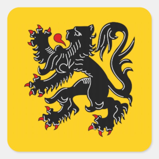 Adesivo Quadrado Vlaanderen (Frente)