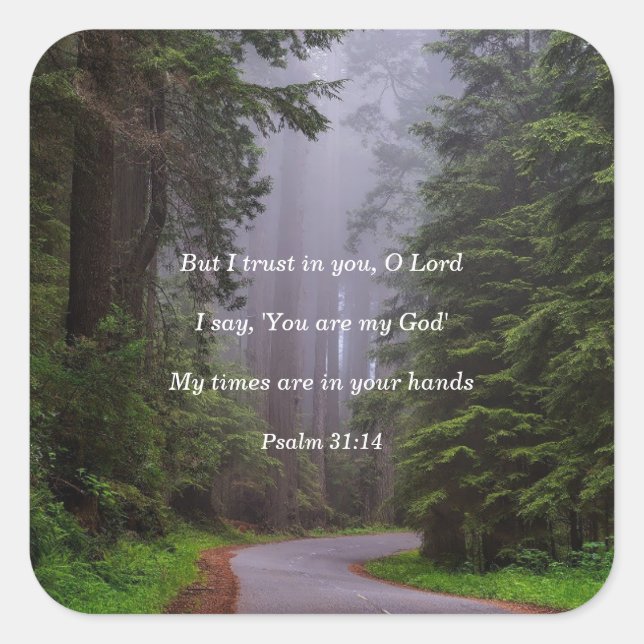 Adesivo Quadrado Você é meu Deus Sticker (Frente)