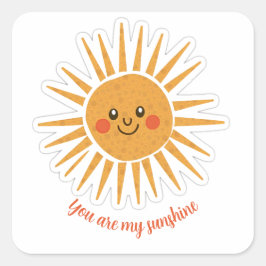 Adesivo Quadrado Você é meu sol