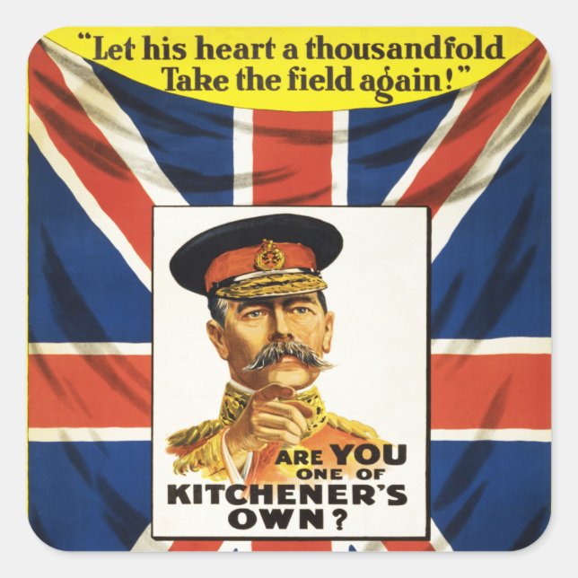 Adesivo Quadrado Você é um de Kitchener? (Frente)