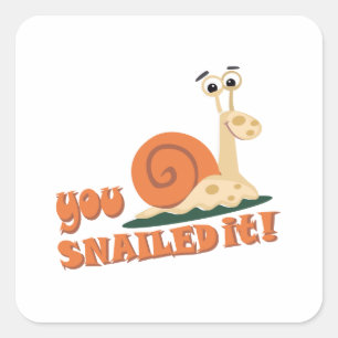 Adesivo Quadrado Você o prendeu bem