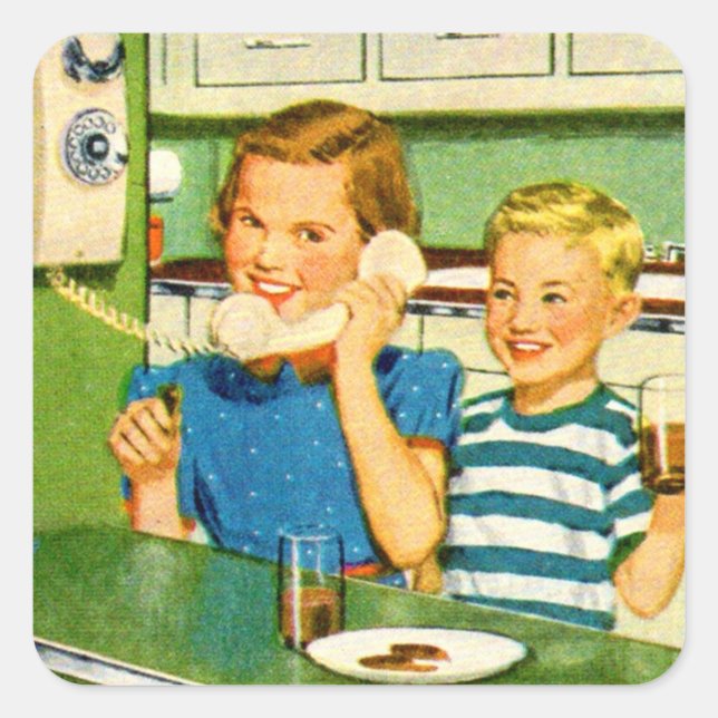 Adesivo Quadrado Você tem o Príncipe Albert em uma lata? (Frente)