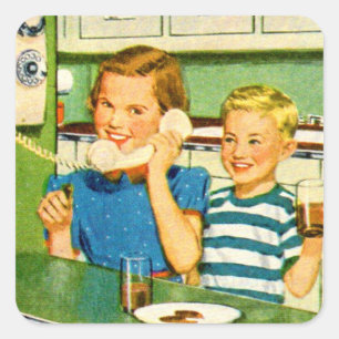 Adesivo Quadrado Você tem o Príncipe Albert em uma lata?