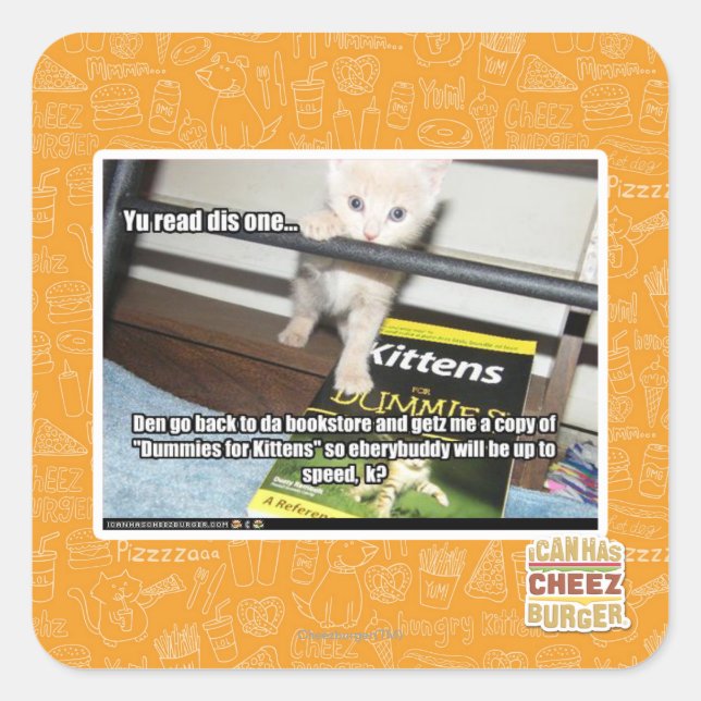 Adesivo Quadrado Você vermelho é um... (Frente)