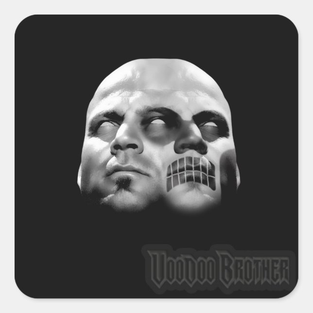 Adesivo Quadrado VoDoo Brother (Frente)