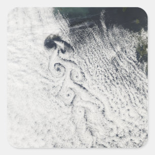 Adesivo Quadrado Von Karmann em vórtices