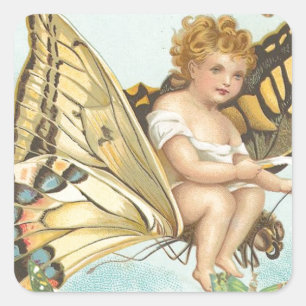 Adesivo Quadrado Voo