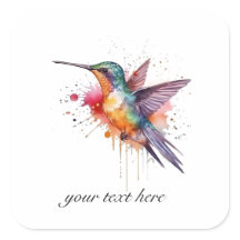 Voo Colorido, personalizado de beija-flor-d-água