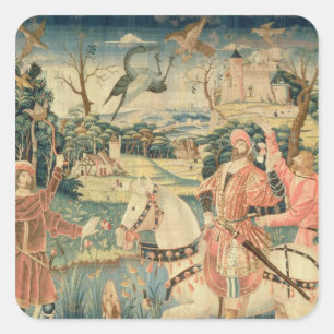 Adesivo Quadrado Voo do Herão, Franco-Flamengo