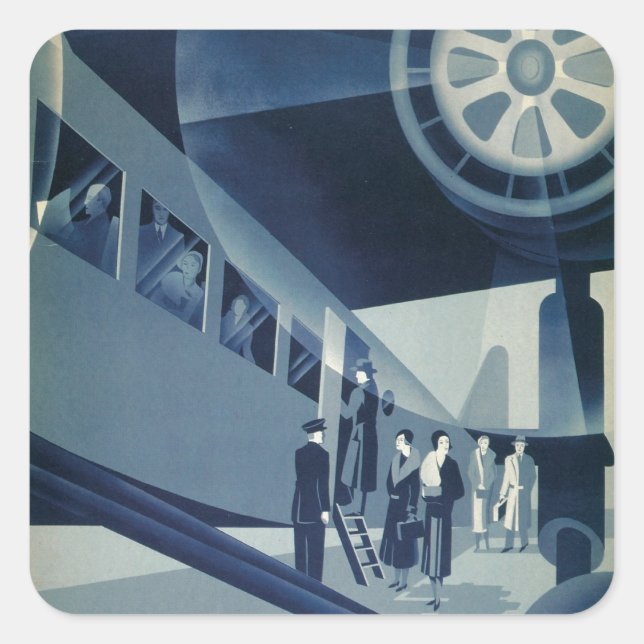 Adesivo Quadrado Voo Med A-B Aerotransporte (Frente)