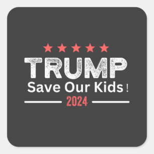 Adesivo Quadrado votação do trump 2024