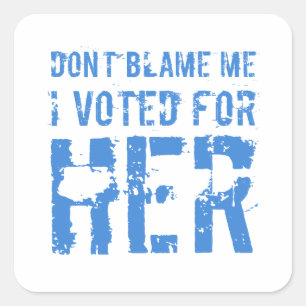Adesivo Quadrado Votei A Favor De Kamala Harris