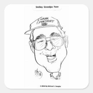 Adesivo Quadrado Vovô Sticker