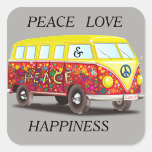 Adesivo Quadrado VWBus