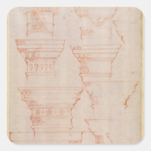 Adesivo Quadrado W.18v Estudo das maiúsculas das colunas