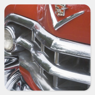 Adesivo Quadrado WA, Seattle, automóvel americano clássico. 4