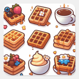Adesivo Quadrado Waffles parte 2