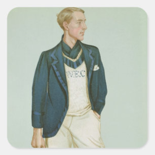 Adesivo Quadrado Walter Erskine-Crum, ilustração 'dos homens do