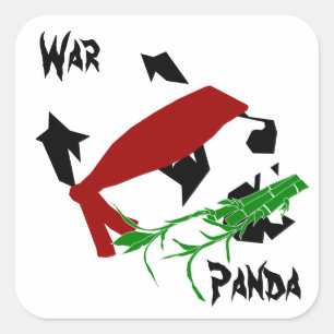 Adesivo Quadrado Wanda Panda Sticker