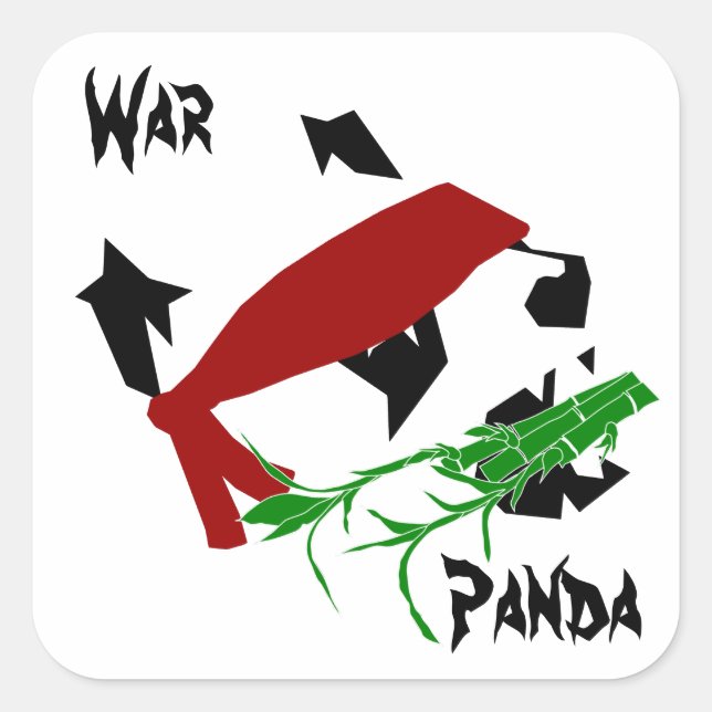 Adesivo Quadrado Wanda Panda Sticker (Frente)