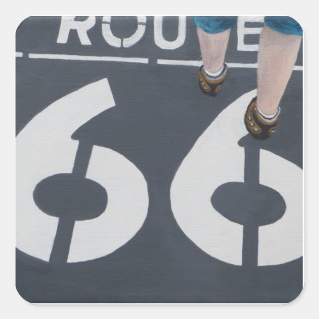 Adesivo Quadrado Wander Boldly (Frente)