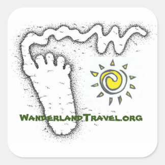 Adesivo Quadrado Wanderland Sticker 1