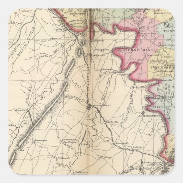 Adesivo Quadrado Washington (Frente)