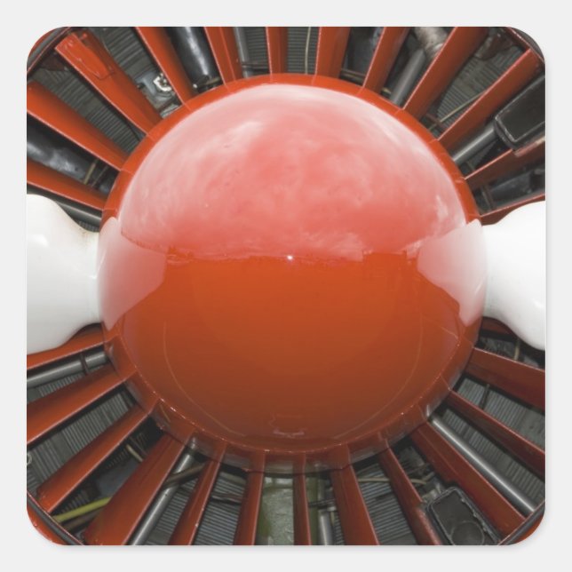 Adesivo Quadrado Washington, Olympia, aerógrafo militar. 5 (Frente)