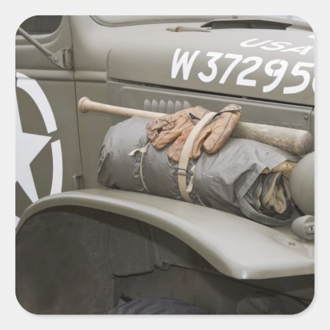 Adesivo Quadrado Washington, Olympia, aerógrafo militar. 7