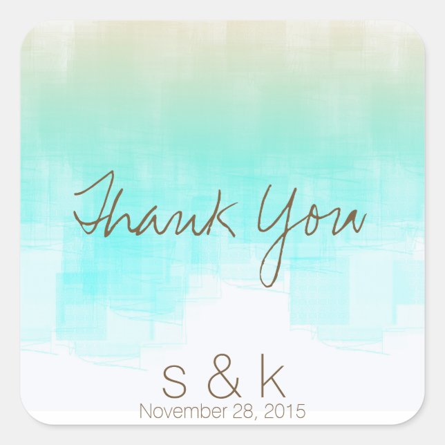 Adesivo Quadrado Watercolor Sunrise WSRC (Frente)