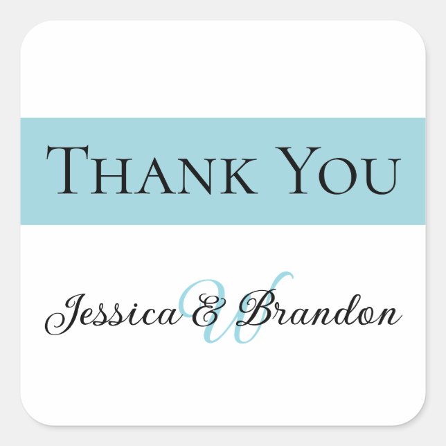 Adesivo Quadrado Wedding Label 016 (Frente)