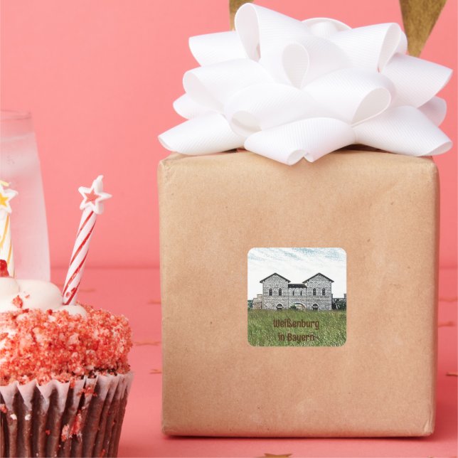 Adesivo Quadrado Weißenburg in Bayern  (Festa)