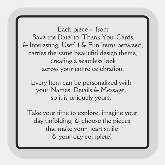 Adesivo Quadrado Welcome Pt 2 (Frente)