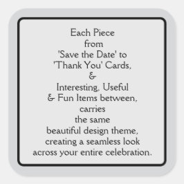 Adesivo Quadrado Welcome Pt 3