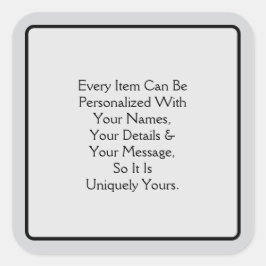 Adesivo Quadrado Welcome Pt 4