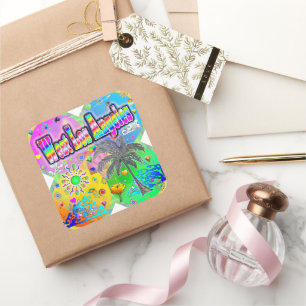 Adesivo Quadrado West Los Angeles Quadro Seasons Sticker