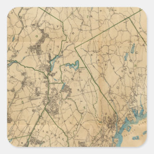 Adesivo Quadrado Westchester County, New York 2