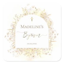 white yellow flowers Baptism