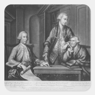 Adesivo Quadrado William Beckford James Townsend