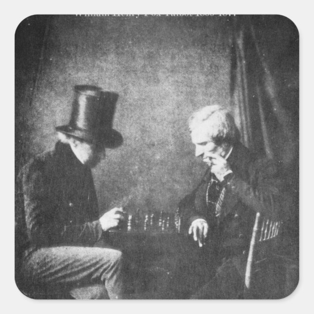Adesivo Quadrado William Henry Fox Talbot (Frente)