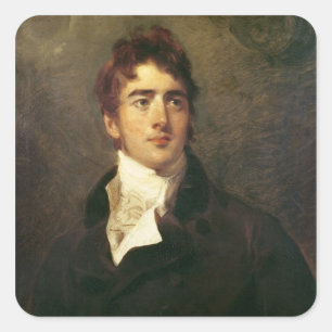 Adesivo Quadrado William Lamb, segundo Viscount Melbourne