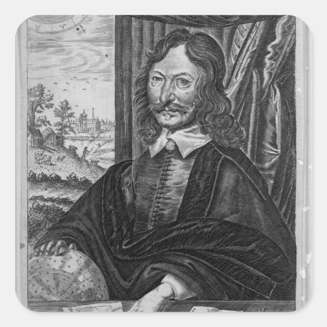 Adesivo Quadrado William Lilly (Frente)