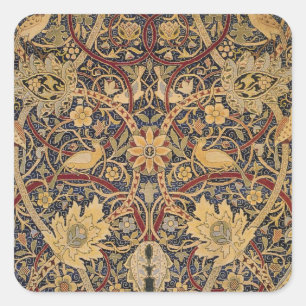Adesivo Quadrado William Morris Bullerswood Faux Tapeçaria